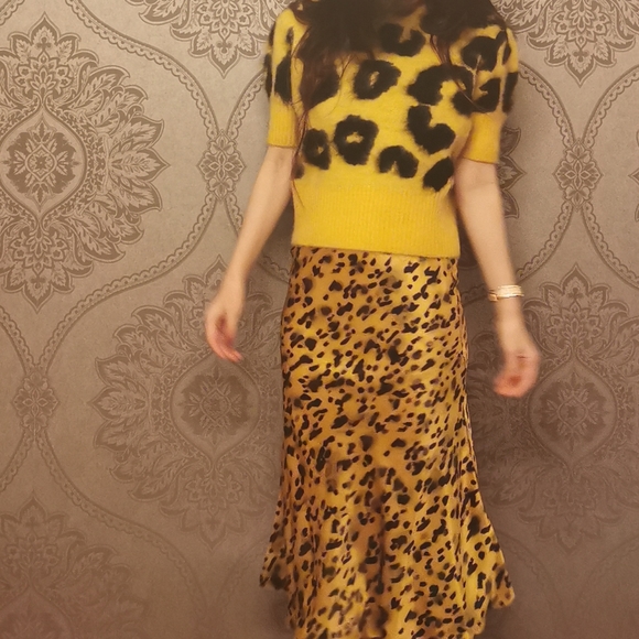 Miu Miu leopard print mohair blend sweater - Picture 10 of 15